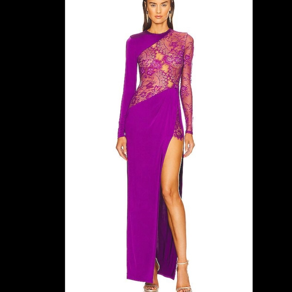 MICHAEL COSTELLO X Hillary Gown -Purple